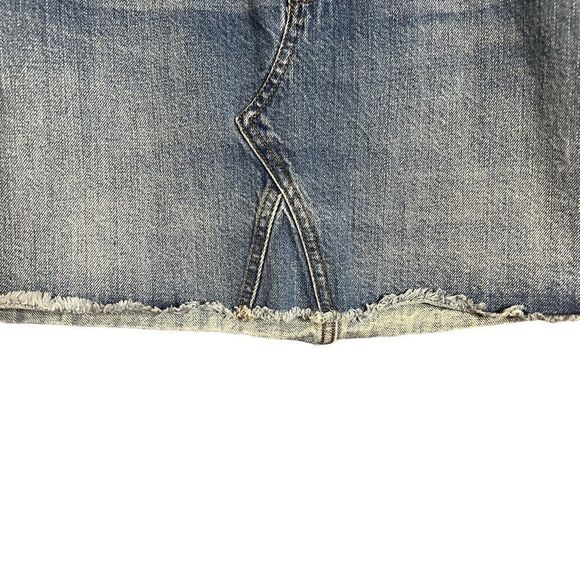 J. Crew light wash mini denim skirt. Size 32 - Picture 9 of 9